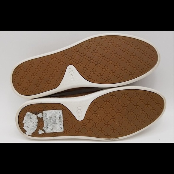 UGG Kammi Suede Slip On Flat Shoe Chestnut 7 - Picture 3 of 5